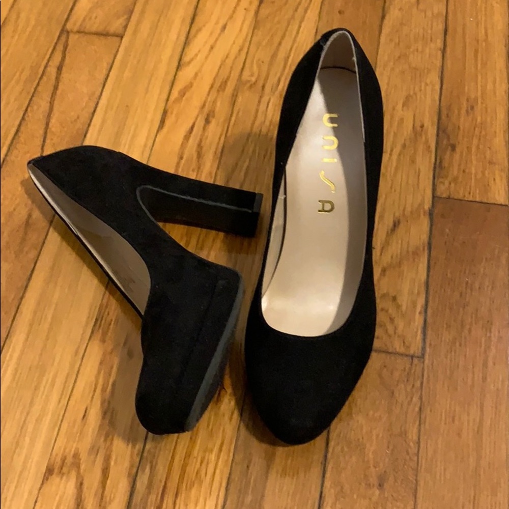 Black velvet heel - Picture 3 of 4
